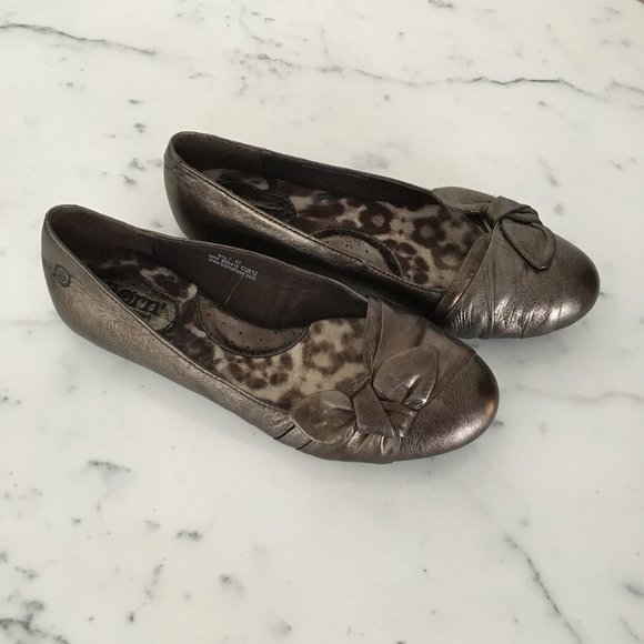 Børn "Molly" Metallic Bronze Ballet Flats 6.5 37 - Picture 3 of 9